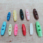 10PCS 30-50MM Oval Shape Resin Two Eye Button Toggle Buttons Sewing Craft DIY Accessory Coat Cloak Jacket Blazer Sweater Button