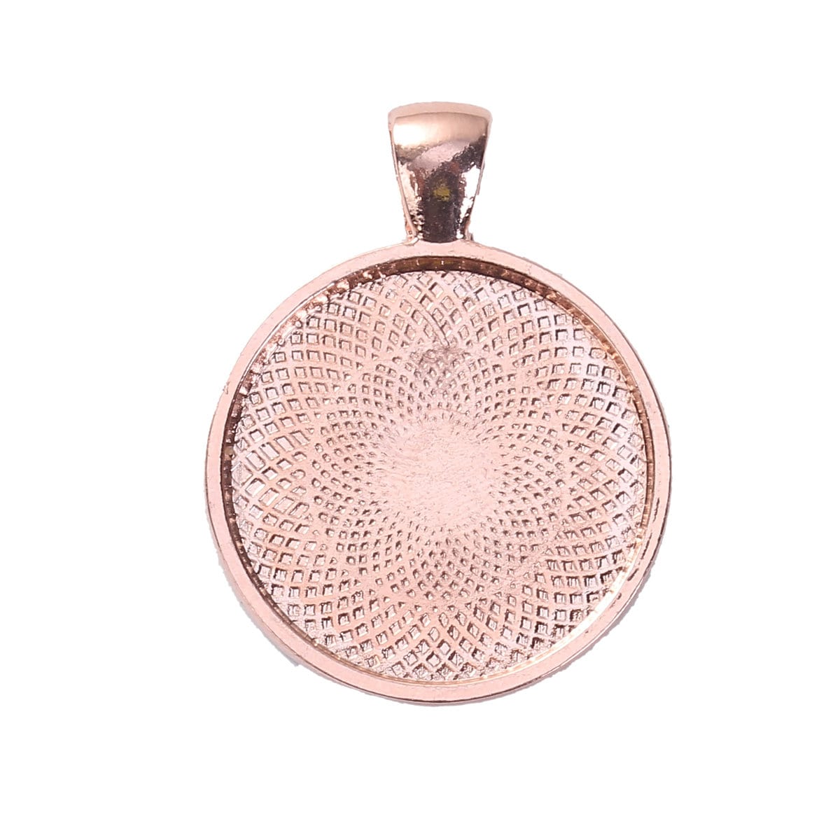 5 Rose Gold Cabochon Bezel Pendant Trays 25mm - Round 1 inch - Lead and Nickel Free B0090883