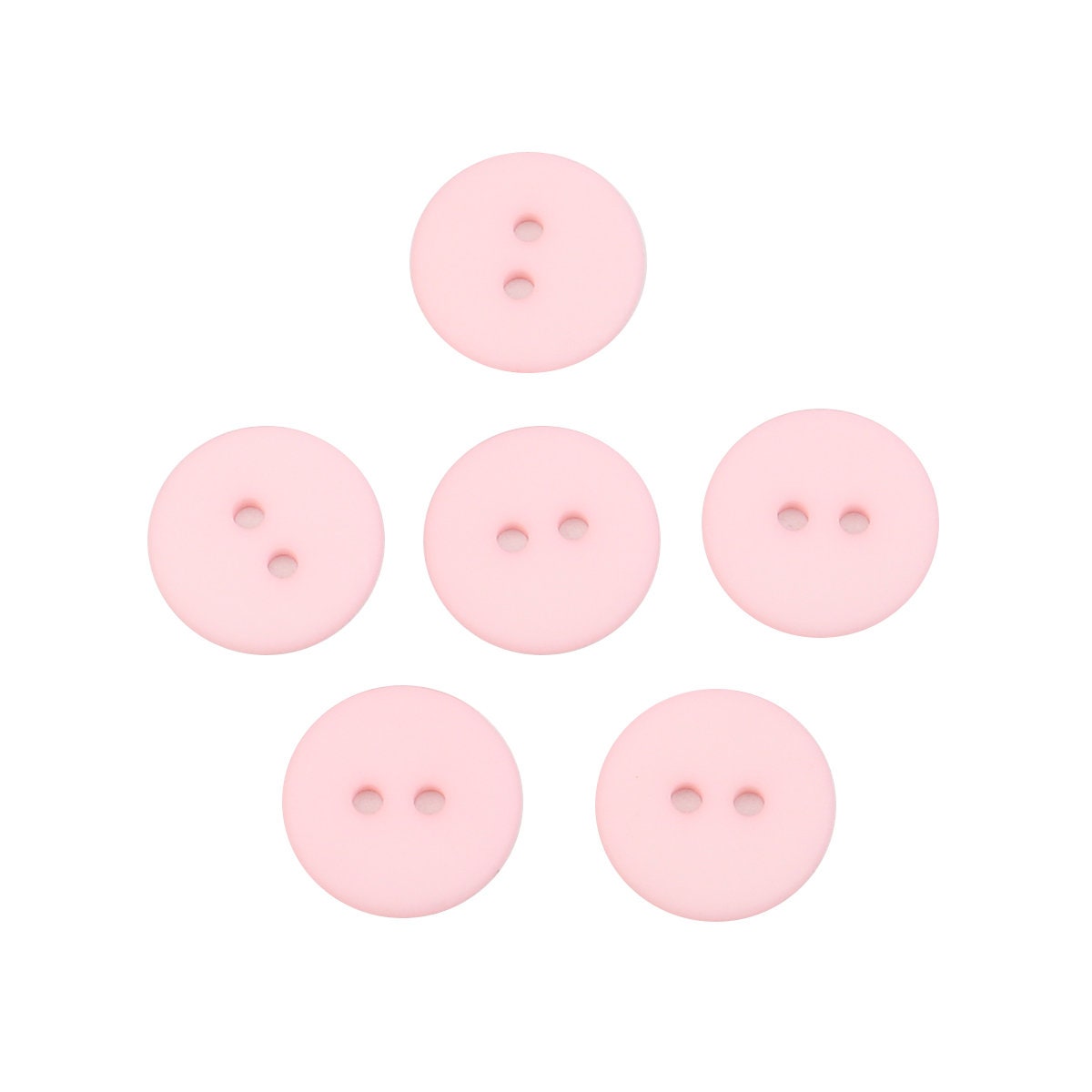 Pink Sewing Buttons - 20mm - Resin Button - Pink Color 0259063