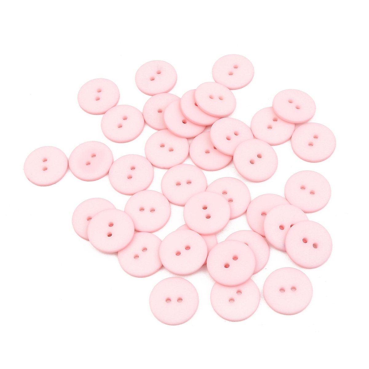 Pink Sewing Buttons - 20mm - Resin Button - Pink Color 0259063