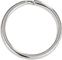 50 Split Ring Key Rings or Chain 1 inch 25mm