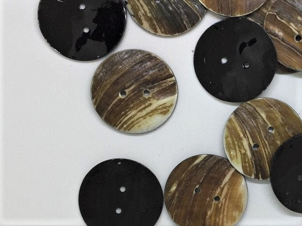 Extra large shell buttons - freshwater shell buttons - 2 inch - 5cm - freshwater shell buttons (shel-s238)