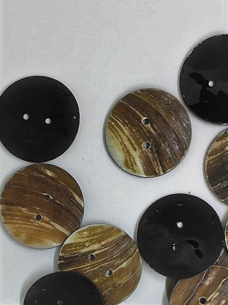 Extra large shell buttons - freshwater shell buttons - 2 inch - 5cm - freshwater shell buttons (shel-s238)