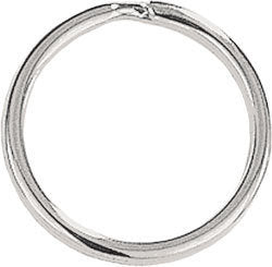 25 split ring key rings or chain 1 inch 25mm