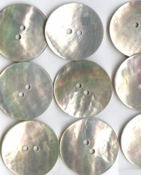 4 extra large shell buttons - 2 inch - 5cm - mother of pearl shell buttons (27907)