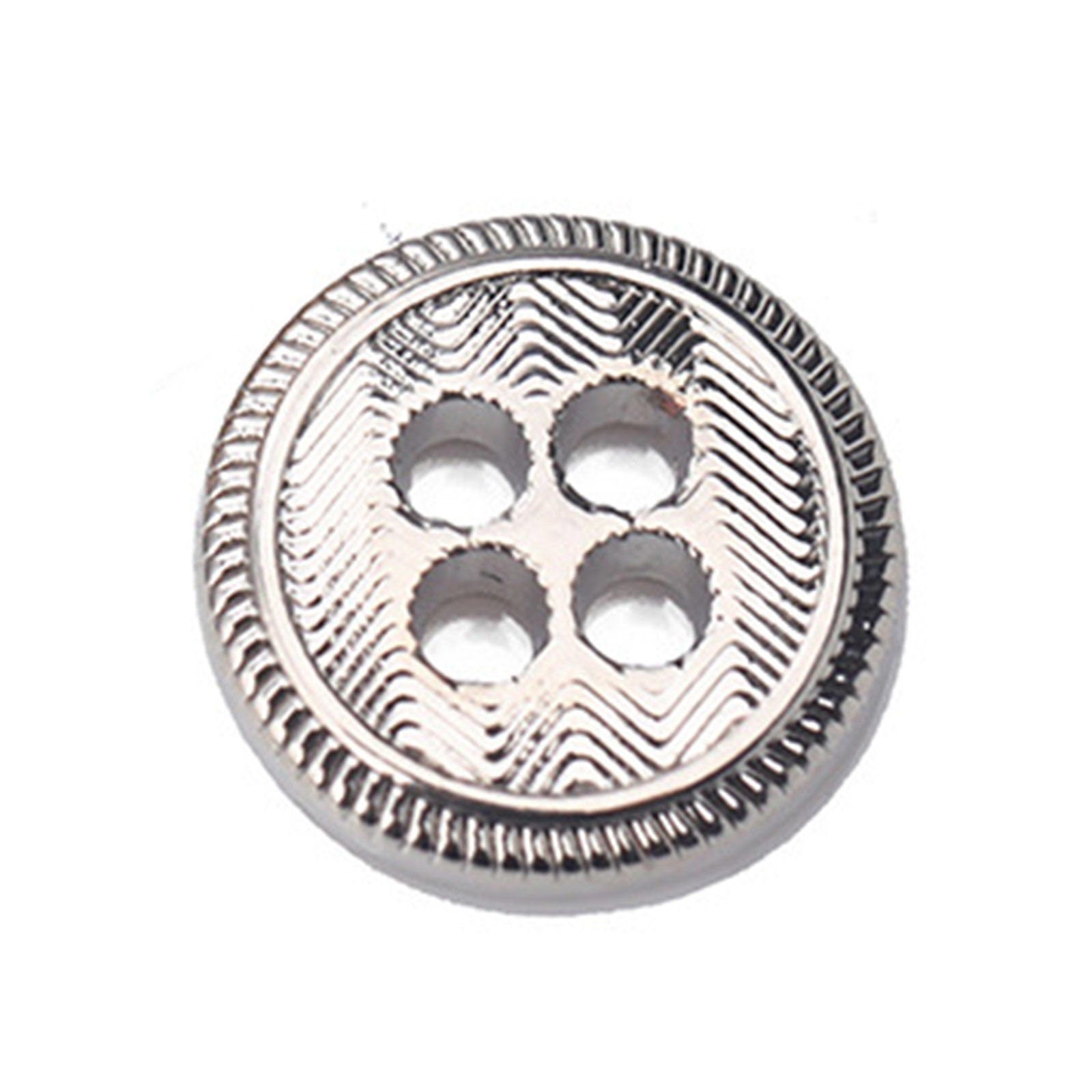 10 Silver, Gold or Gunmetal Buttons - 10mm - 4 hole - Doll Buttons - Mini Button - Small Buttons - Lead and Nickel Safe (48,49,50)