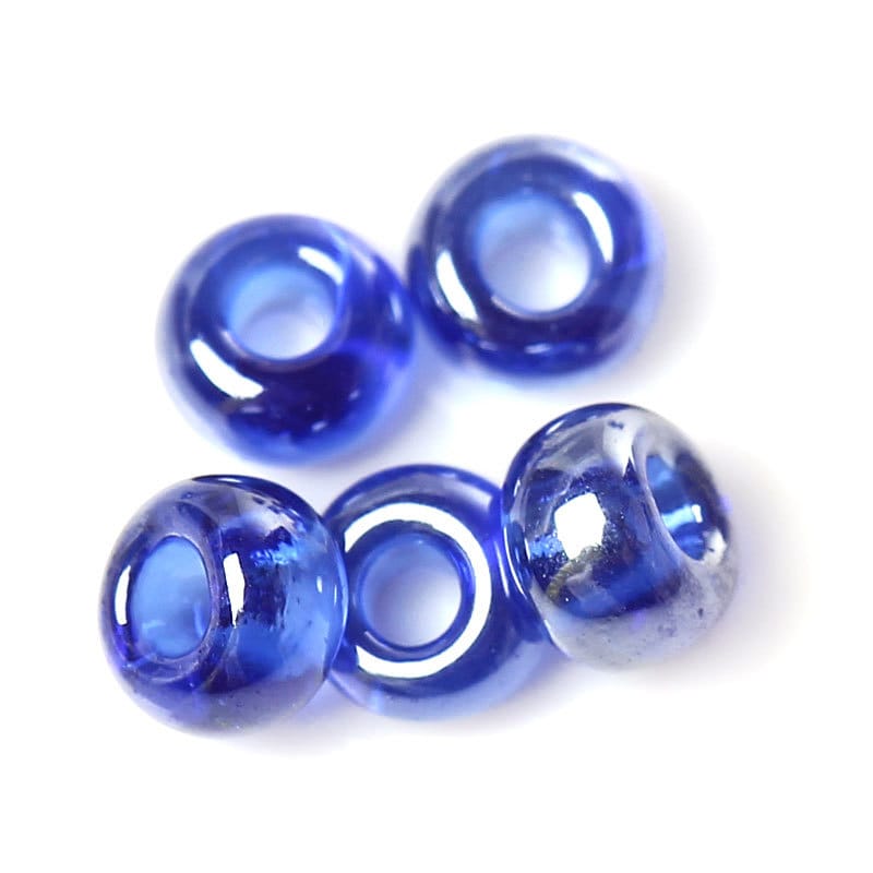 10/0 Glass Seed Beads 25g 3125 Beads - Dark Blue - 2mm x 2mm - Small Glass Beads (33563)