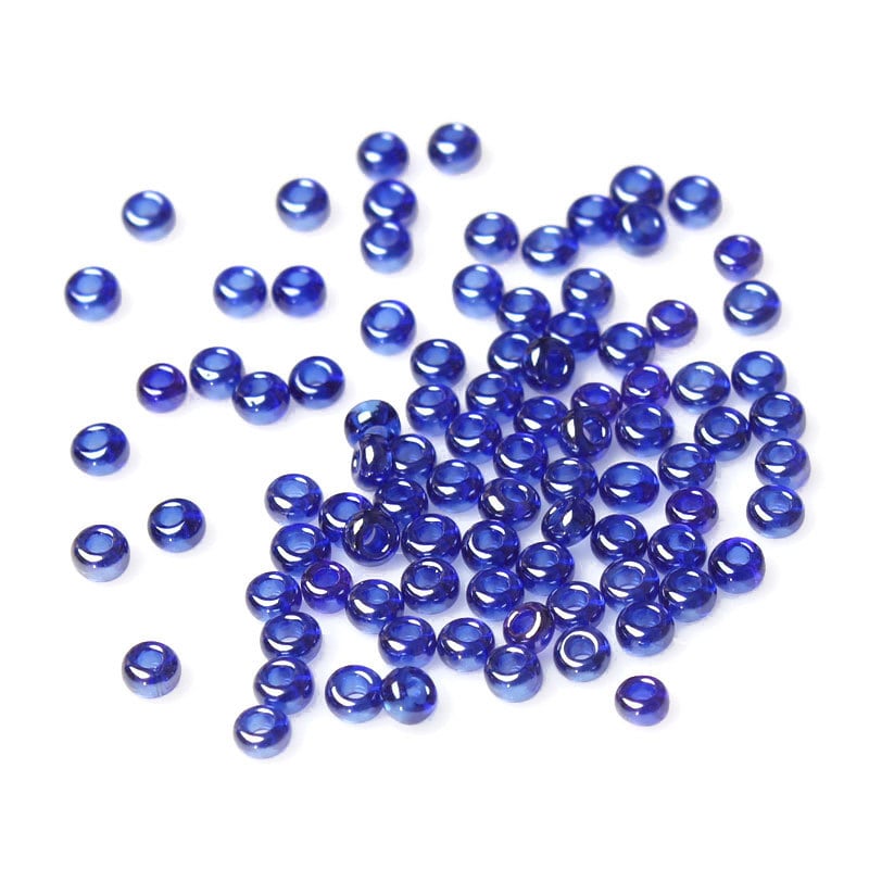 10/0 Glass Seed Beads 25g 3125 Beads - Dark Blue - 2mm x 2mm - Small Glass Beads (33563)