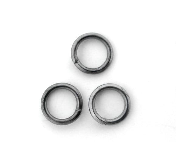 Gunmetal Open Jump Rings - 5mm x 0.7mm - Jump Rings Silver - Lead Nickel Free -100/1200pieces (05521)