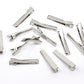 50 Alligator Hair Clips with Teeth - Single Prong - Silver - 46mm x 8mm - Hair Clip Accessories - Silver Hair Clip (10403)